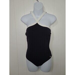 New Jette Swimwear Womens Size 6 One Piece Black Swimsuit Bathing Suit Summer